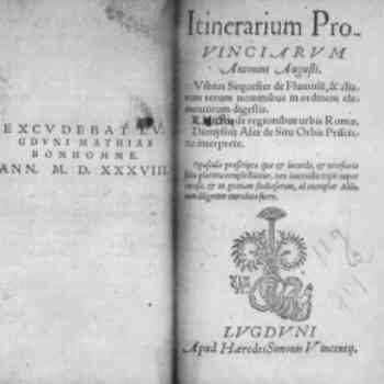 Click para ampliar. Pulsa en el nombre para ver la ficha. ITINERARIO ANTONINO, 8